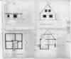 The original blueprints of the model house.